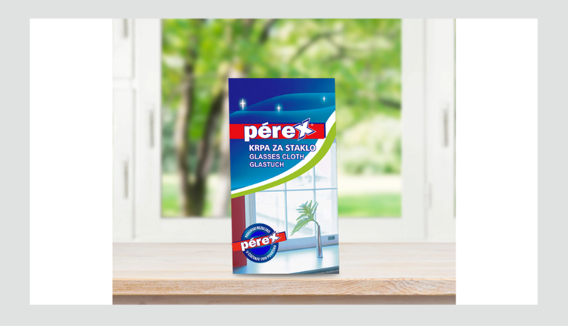 Perex специјализирана крпа за стакло и огледала 1/1