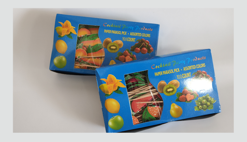 Дрвени декорации за коктели и пијалоци ХП-93/92 бамбус - Хеми Папир