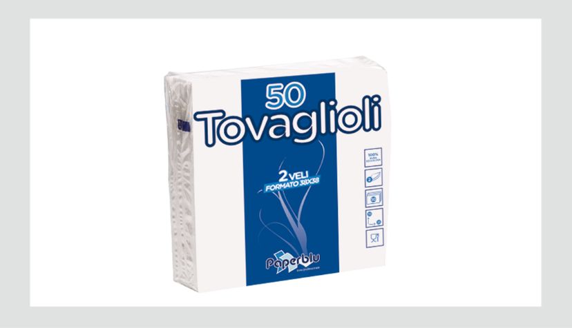 Paperblu премиум двослојни салфетки 38х38 50/1 за ресторани