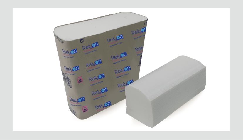 Relyon Professional Z-fold хартиени брисачи од 100% целулоза