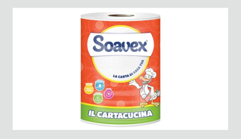 Soavex 320гр кујнски брисач 100% целулоза Paperdi